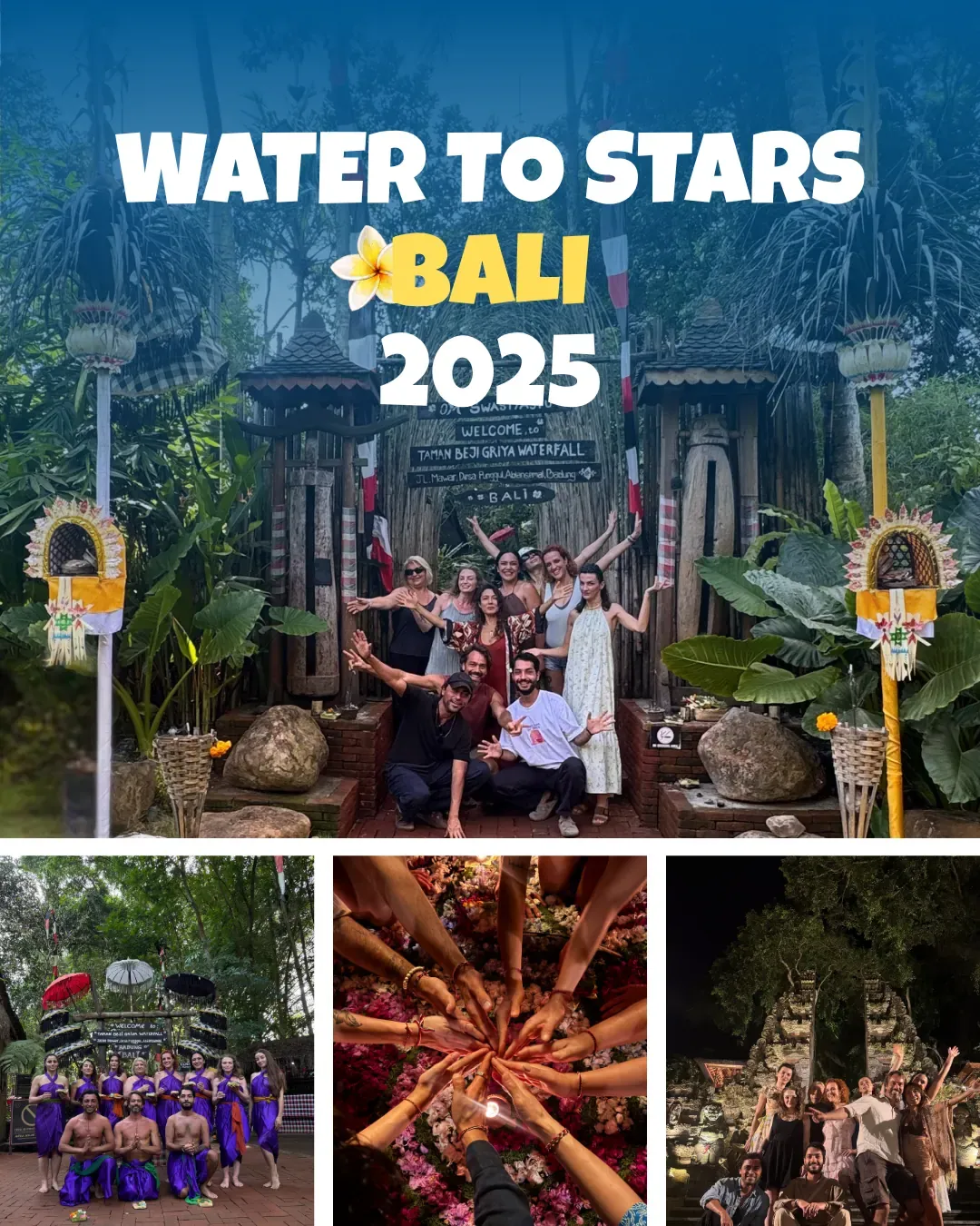 Water to Stars — retreat flyer