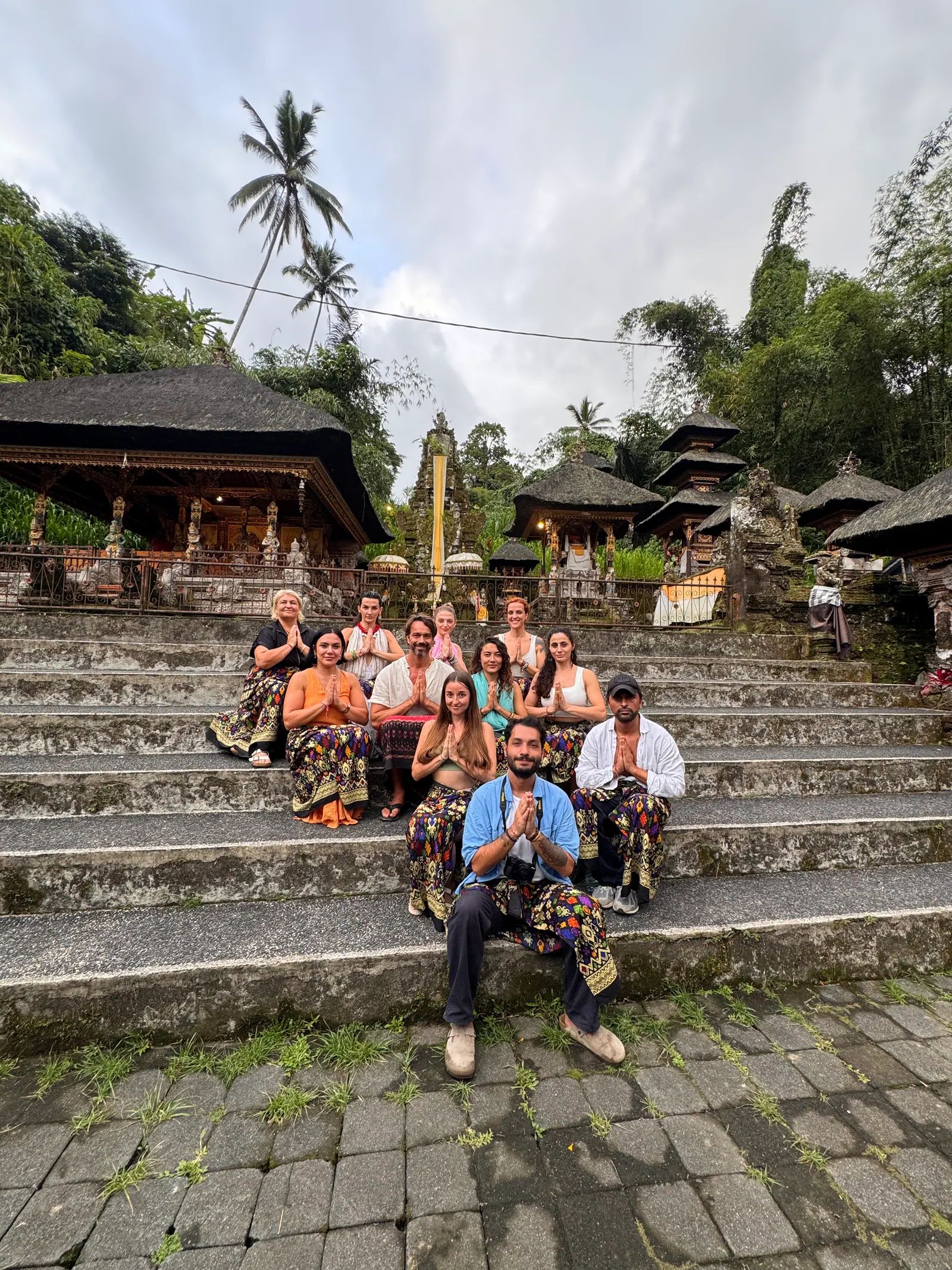 Water temple at dawn